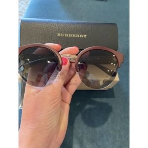 New $ 280. Burberry Brown And Gray Women's Acetate Sunglasses BE4241-364311